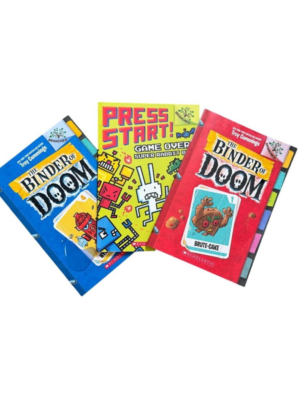 3 Children's/Juvenile Fiction Chapter Book Lot-Branches-Used